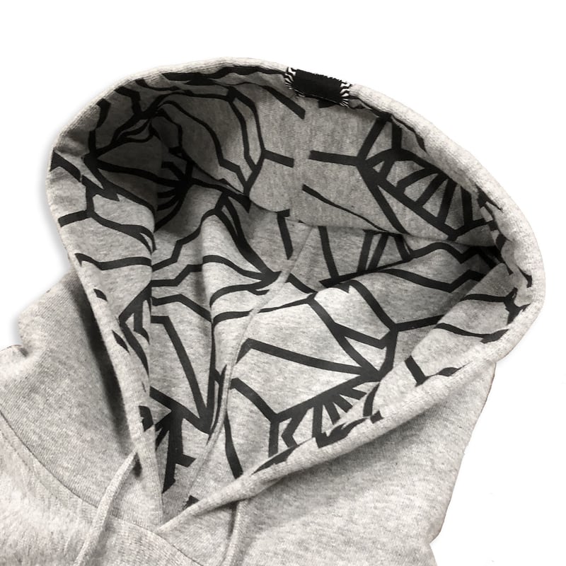 フード柄パーカ(黒/グレー) | ARHBK Online Store フード柄パーカ(黒/グレー) | ARHBK Online Store