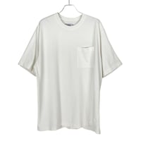 ''PIGMENT DYE TEE'' ECRU