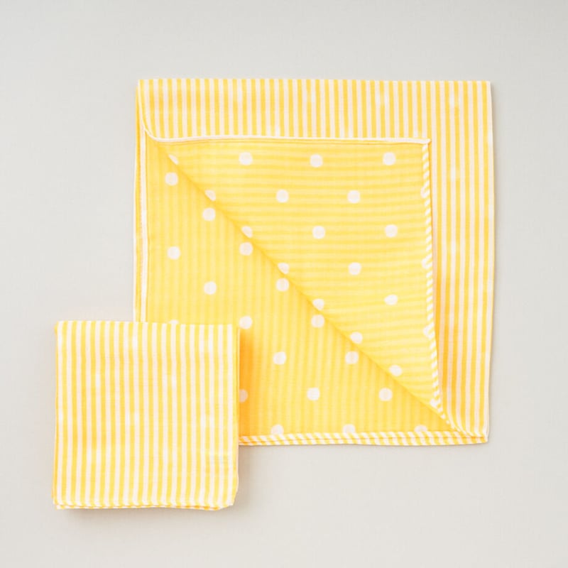 H TOKYO Wガーゼ細ストライプハンカチ | Lido オンラインショップ