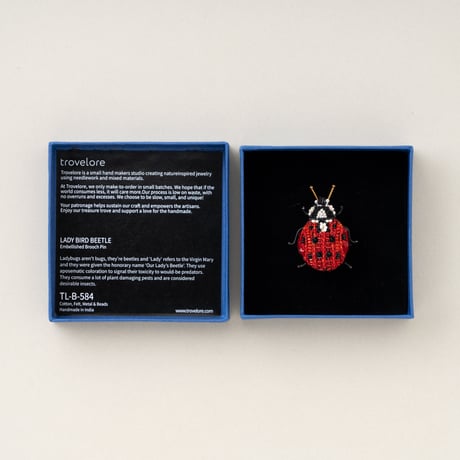 Trovelore ブローチ/LADY BIRD BEETLE