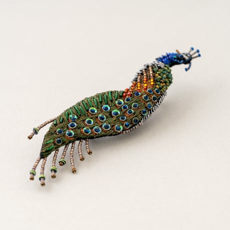 Trovelore ブローチ/INDIAN PEACOCK