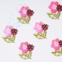 インポートワッペン/はな＆てんとうむし