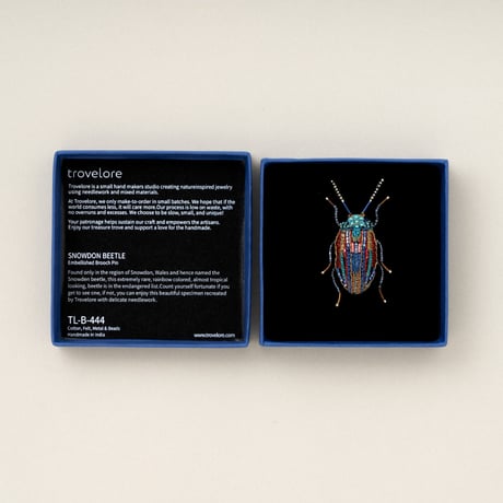 Trovelore ブローチ/SNOWDON BEETLE