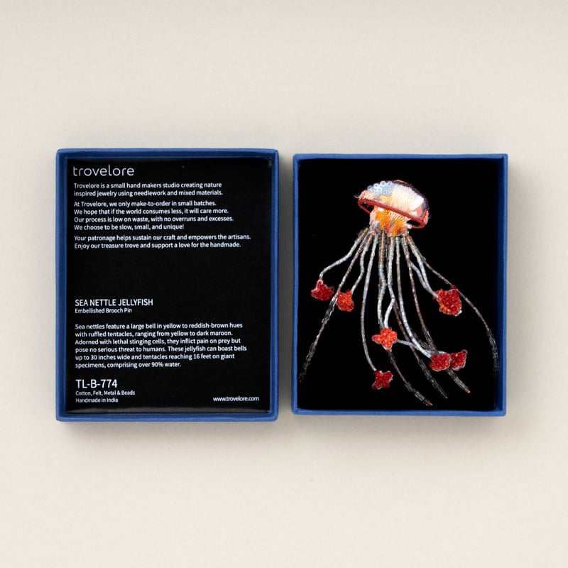 Trovelore ブローチ/SEA NETTLE JELLYFISH | Lido オンライ