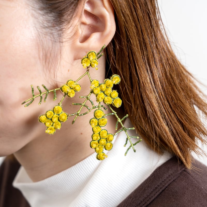 【再0915】ピアス トロレアイト※高品質 Trovelore ピアス/YELLOW MIMOSA | Lido オンラインショップ