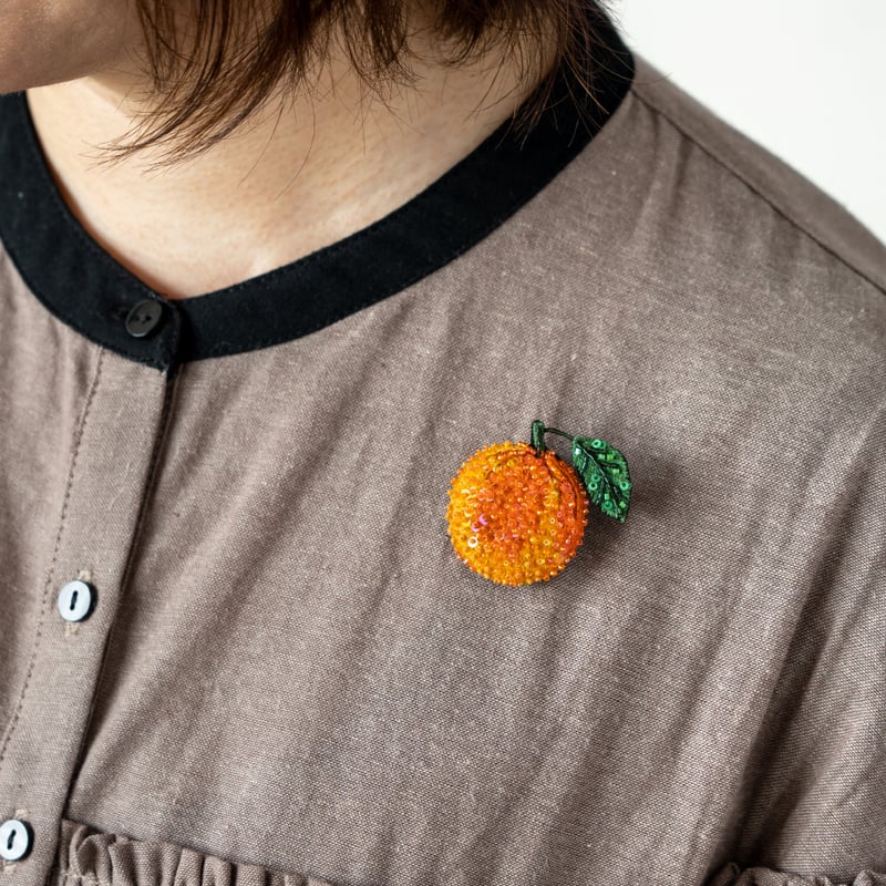 新品未使用✳︎Trovelore トロベローレ ブローチ　オレンジ　ロンハーマン Trovelore ブローチ/ORANGE | Lido オンラインショップ