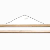 Creamore Mill OAK POSTER HANGER MEDIUM
