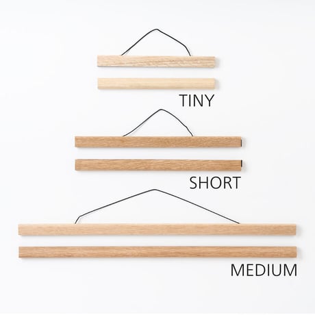 Creamore Mill OAK POSTER HANGER TINY
