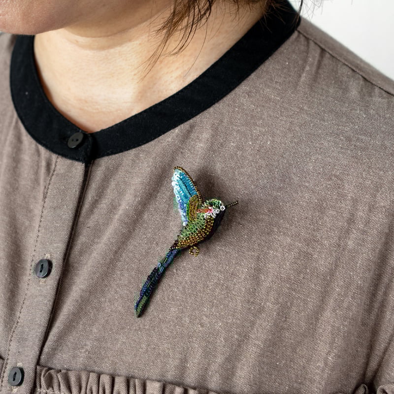 美品✳︎Trovelore トロベローレ 向日葵　ブローチ　ひまわり　イエロー Trovelore ブローチ/SUNNY SUNFLOWER | Lido オンラインショップ