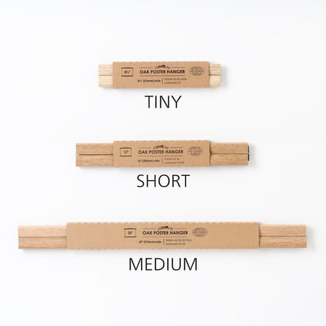 Creamore Mill OAK POSTER HANGER MEDIUM