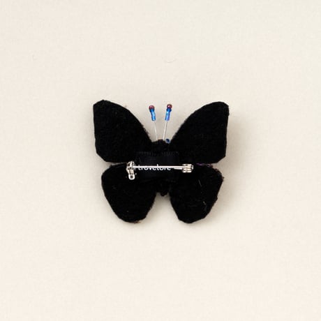 Trovelore ブローチ/MORPHO GODARTI BUTTERFLY
