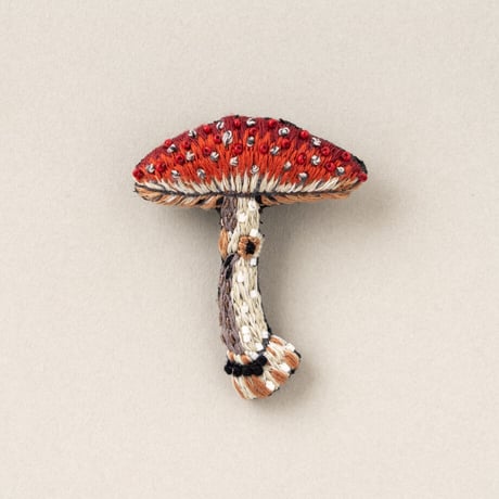 Trovelore ブローチ/FLY AMANITA MUSHROOM