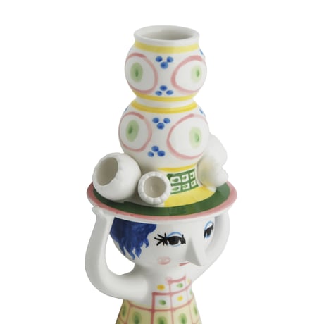 LADY WITH HAT キャンドルホルダー（ピンク）