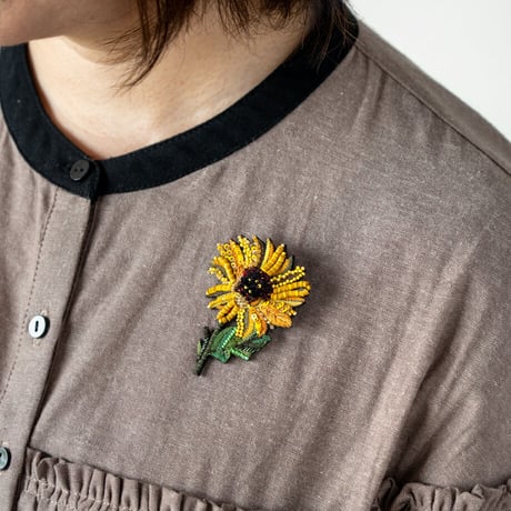 Trovelore ブローチ/SUNNY SUNFLOWER