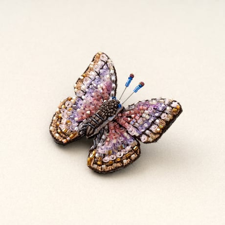 Trovelore ブローチ/MORPHO GODARTI BUTTERFLY