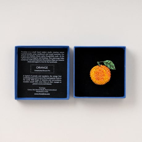 Trovelore ブローチ/ORANGE