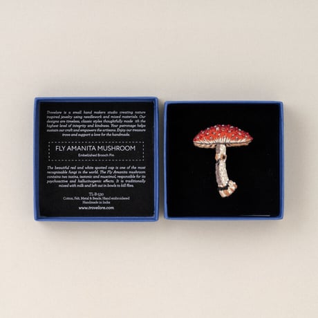 Trovelore ブローチ/FLY AMANITA MUSHROOM