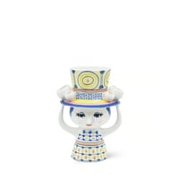 LADY WITH HAT フラワーベース（ブルー）