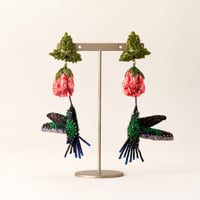 Trovelore ピアス/CUBAN EMERALD HUMMINGBIRD