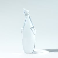 ヴィンテージガラスオブジェ/ペンギン