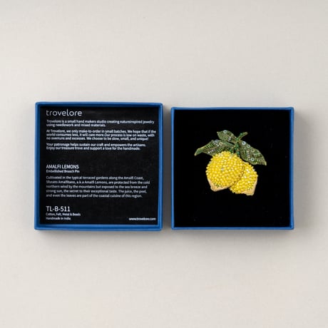 Trovelore ブローチ/AMALFI LEMONS