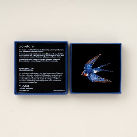Trovelore ブローチ/FLYING SWALLOW