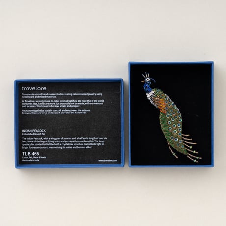 Trovelore ブローチ/INDIAN PEACOCK