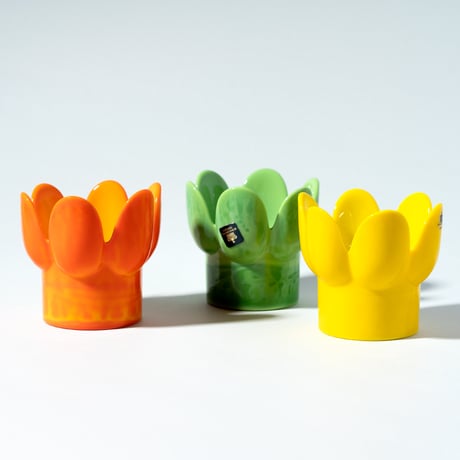 超レアヌータヤルヴィフラワーベース&キャンドルホルダーライムグリーン