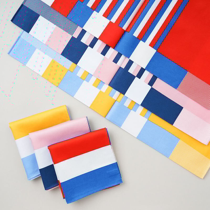 H TOKYO トリコロールボーダーハンカチ | Lido オンラインショップ