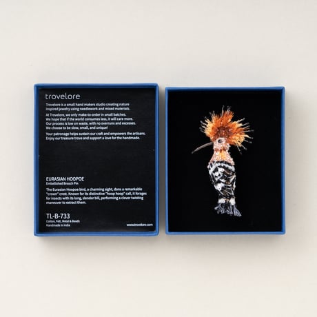 Trovelore ブローチ/EURASIAN HOOPOE