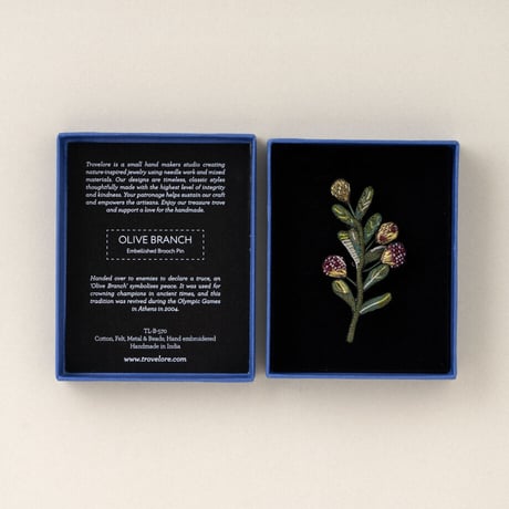 Trovelore ブローチ/OLIVE BRANCH
