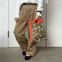kha:ki 　カモフラリバーシブルトートバッグ