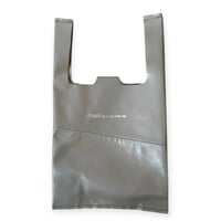 LEATHER CONVENI BAG grey