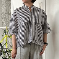 ストライプシャツトップス