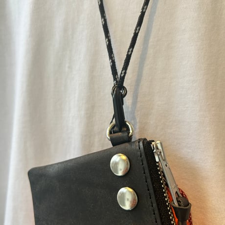 saranam 特大カシメDカンL字ミニ財布