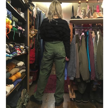 [USED] Vintage Sweden タックパンツ