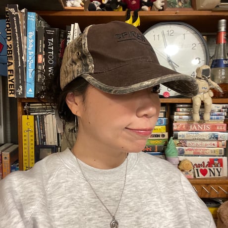 [USED] カモ柄2トーンのパネルCAP