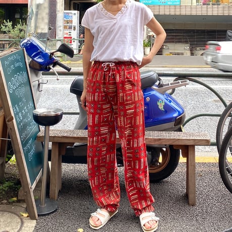 [USED] 渋めのアフリカンバティックPANTS！