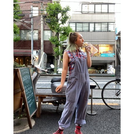 [USED] EURO vintage COTTON  オーバーオール