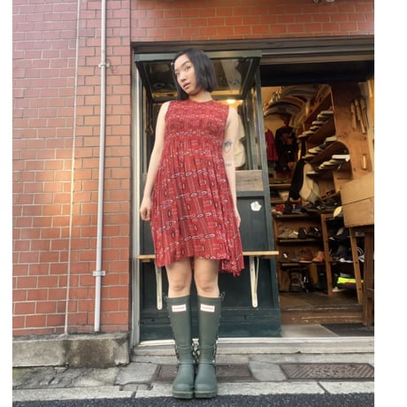 [USED] ペーズリー柄レーヨンワンピ