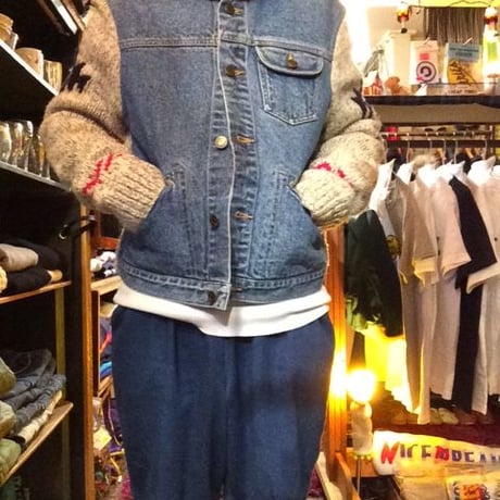 [USED] Ralph Lauren SPORTS デニム×ニットJKT