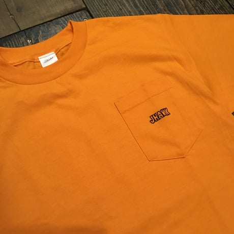 [JHAKX] Embroidery Pocket Tee