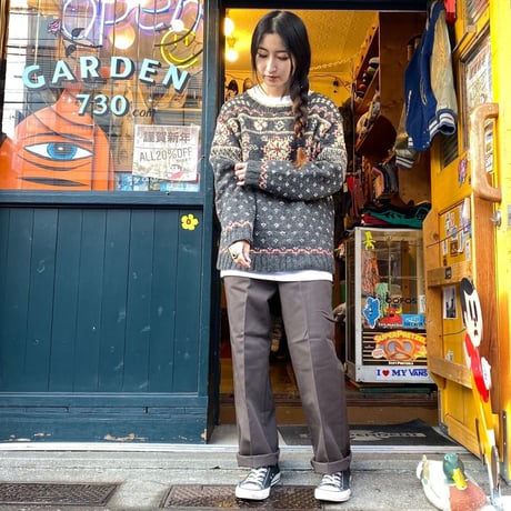 [USED] ノルディック柄KNIT❄️