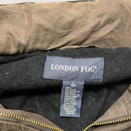 [USED]  "LONDON FOG" 中綿ハーフコート ブラウン