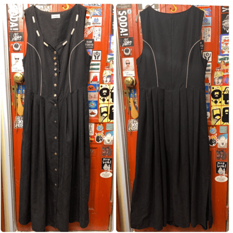 [USED] euro C&A BLACKワンピース