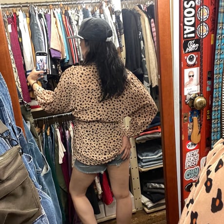 [USED]see by chloe レオパード シャツ ワンピース♡