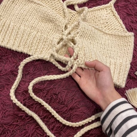 [USED] KNIT♡ビスチェ