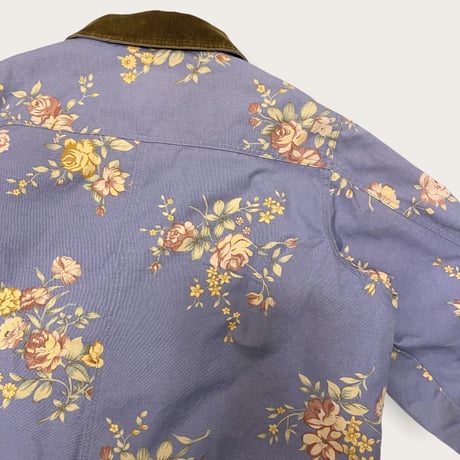 [USED] L.L.Bean 花柄ハーフコート💐