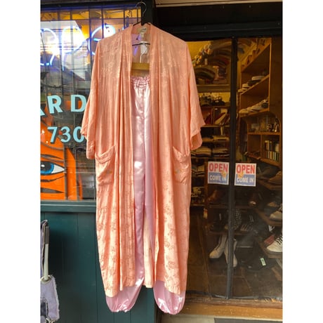 [USED] vintage CHINA ガウン ピンク