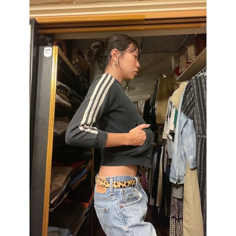 [USED]"adidas" ネイビーminiパーカー